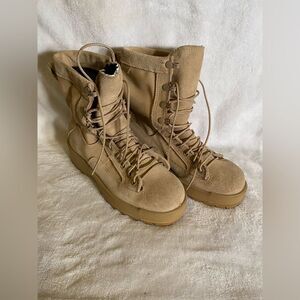 Army grade combat boots
